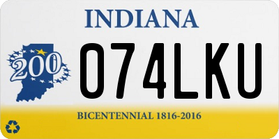 IN license plate 074LKU