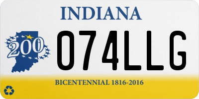 IN license plate 074LLG