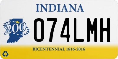 IN license plate 074LMH