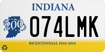 IN license plate 074LMK
