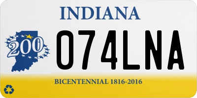 IN license plate 074LNA