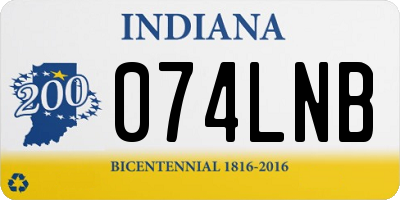 IN license plate 074LNB