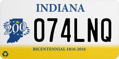 IN license plate 074LNQ