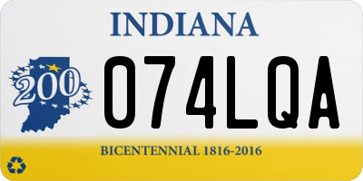 IN license plate 074LQA