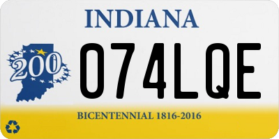 IN license plate 074LQE