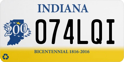 IN license plate 074LQI