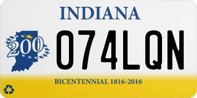 IN license plate 074LQN