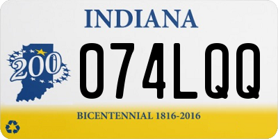 IN license plate 074LQQ