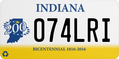 IN license plate 074LRI