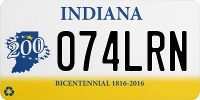 IN license plate 074LRN