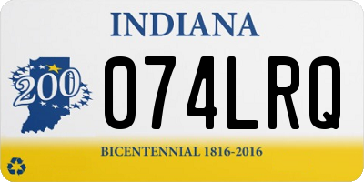 IN license plate 074LRQ