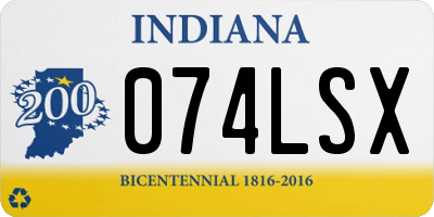 IN license plate 074LSX