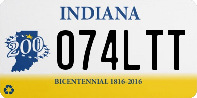 IN license plate 074LTT