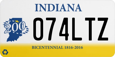 IN license plate 074LTZ