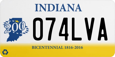 IN license plate 074LVA