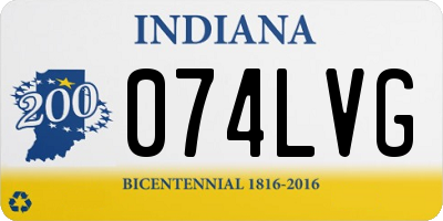 IN license plate 074LVG
