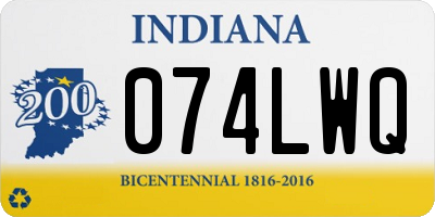 IN license plate 074LWQ