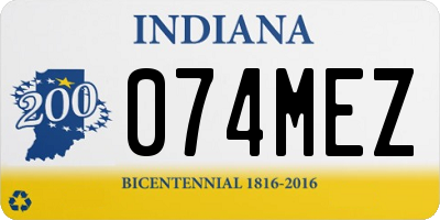IN license plate 074MEZ