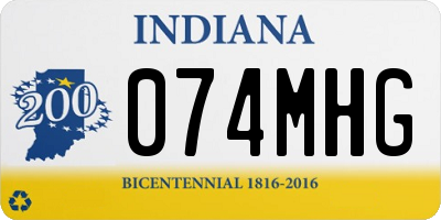 IN license plate 074MHG