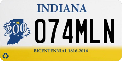 IN license plate 074MLN