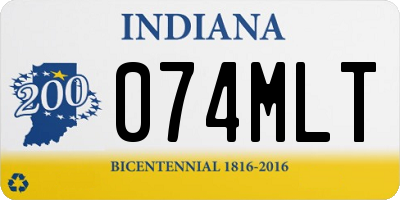 IN license plate 074MLT