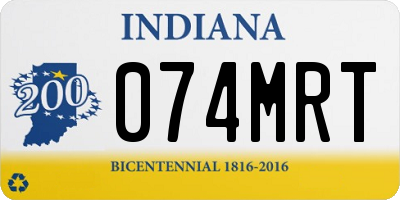 IN license plate 074MRT