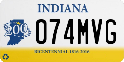 IN license plate 074MVG