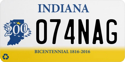 IN license plate 074NAG