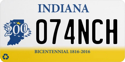 IN license plate 074NCH