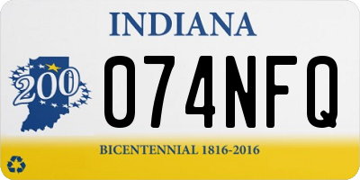 IN license plate 074NFQ
