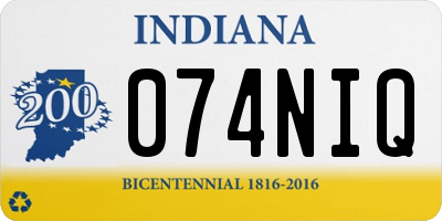 IN license plate 074NIQ