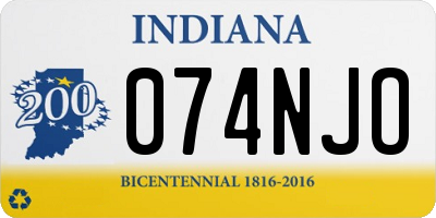 IN license plate 074NJO