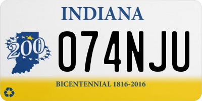 IN license plate 074NJU