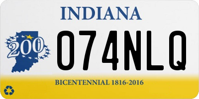 IN license plate 074NLQ