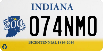 IN license plate 074NMO