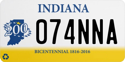 IN license plate 074NNA