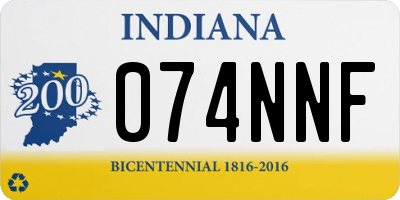 IN license plate 074NNF