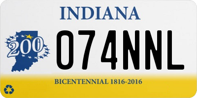 IN license plate 074NNL