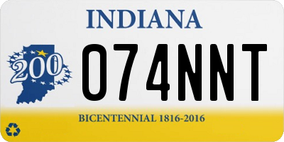 IN license plate 074NNT