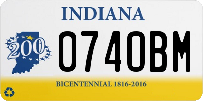 IN license plate 074OBM