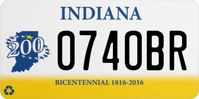 IN license plate 074OBR