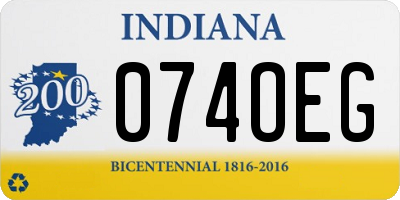 IN license plate 074OEG