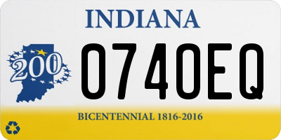 IN license plate 074OEQ