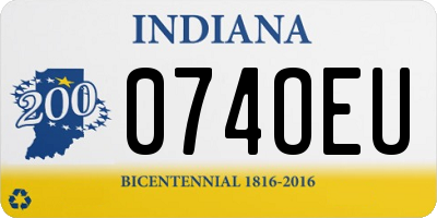 IN license plate 074OEU
