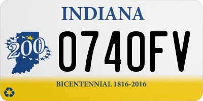 IN license plate 074OFV