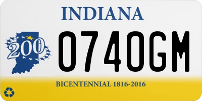 IN license plate 074OGM