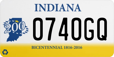 IN license plate 074OGQ