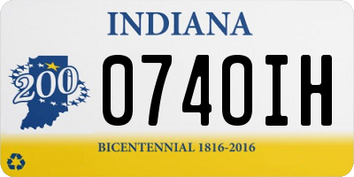 IN license plate 074OIH