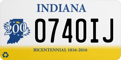 IN license plate 074OIJ