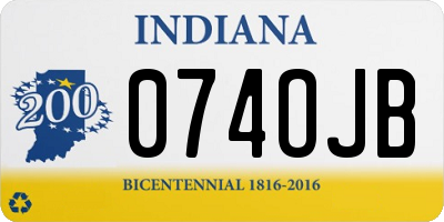 IN license plate 074OJB
